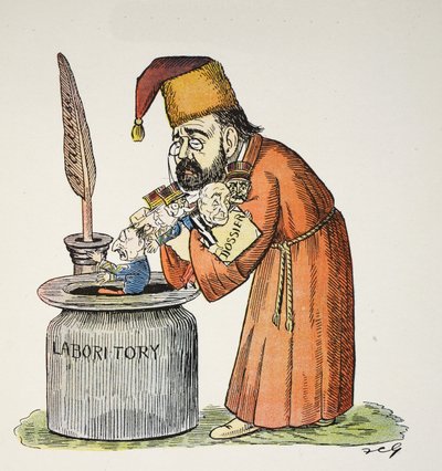 Todo Z- y hecho, ilustración de El alfabeto de Struwwelpeter, verso de Harold Begbie (1871-1929) de Francis Carruthers Gould